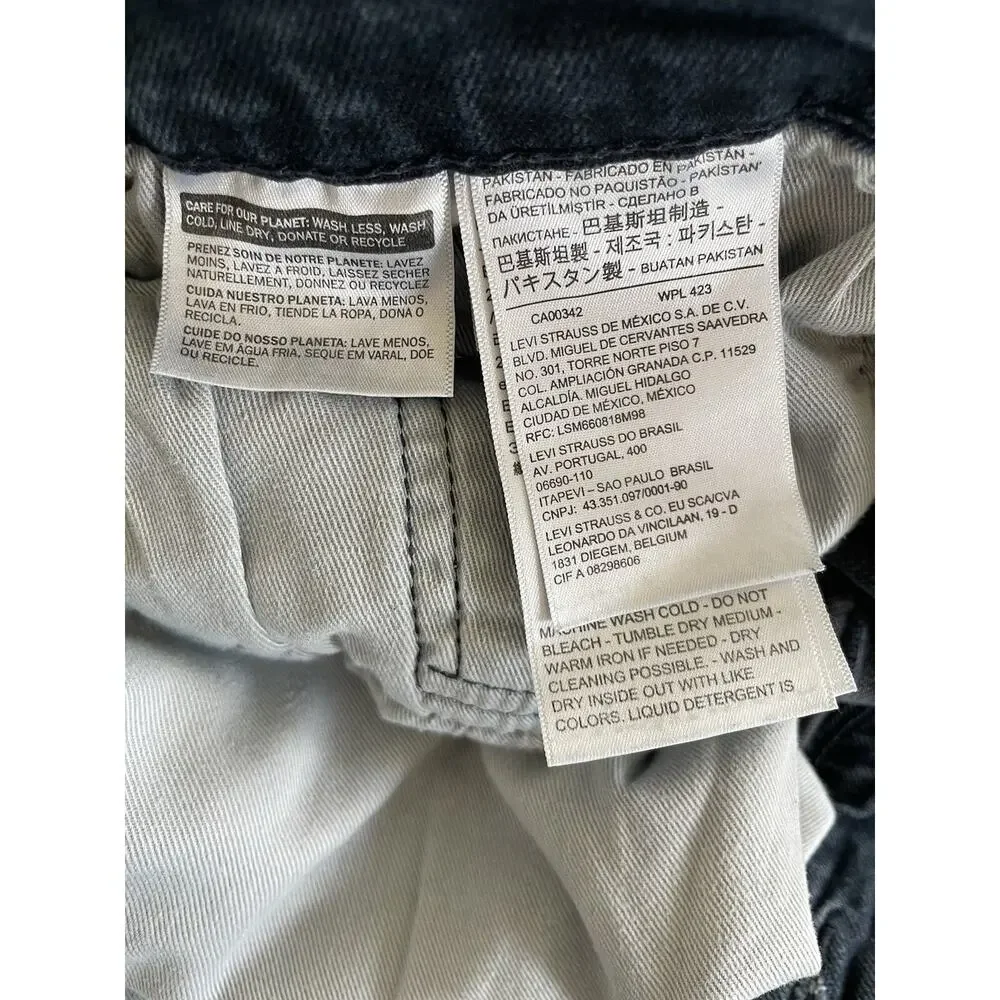 Men's Levi's 505 Premium Medium Blue Wash Denim Jeans Straight Mid Rise 42x32